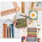 Weaving Loom for Kids, Wooden Weaving Kit, Loom Kit for Kids Ages 8-12, Great Knitting Looms for Beginners and Girls Over 6 Years Old, Contains Enough Weaving Yarn